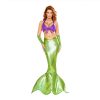 Halloween Costumes Colorful Mermaid Sequin Princess Dress Fishtail Cosplay Mermaid Skirt Kit Adult