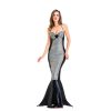 Halloween Costumes Colorful Mermaid Sequin Princess Dress Fishtail Cosplay Mermaid Skirt Kit Adult