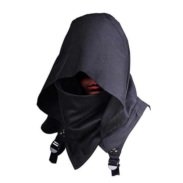 未标题-2 Cyberpunk medieval role-playing cape hat